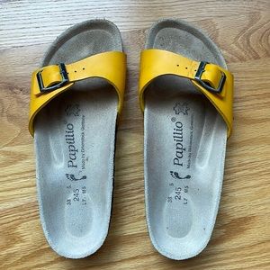 Birkenstock sandals worn a couple times around the house.  Like brand new.